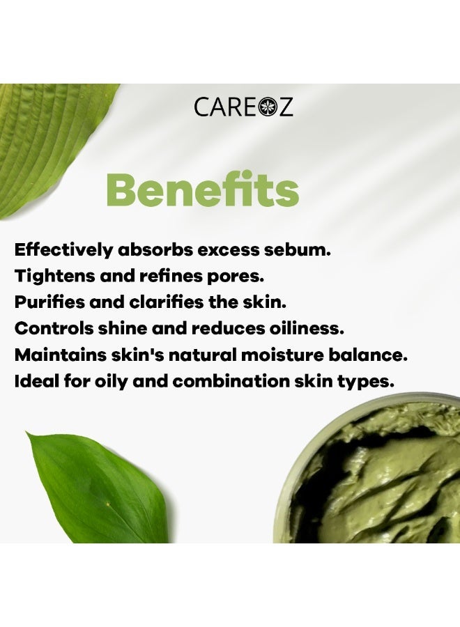 CAREOZ French Green Clay + Multani Mitti Detox & Glow Mask Duo - Image 3